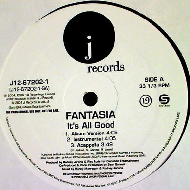 Fantasia (4) : It's All Good (12