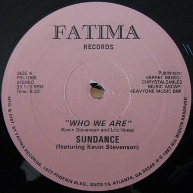 Sundance (8) Featuring Kevin Stevenson : Who We Are (12