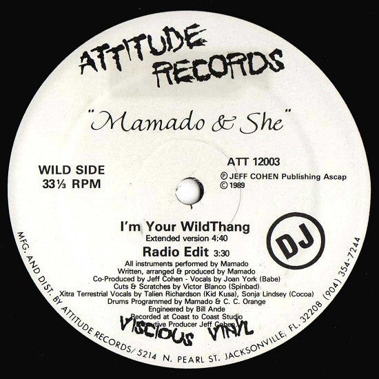 Mamado & She : I'm Your WildThang (12
