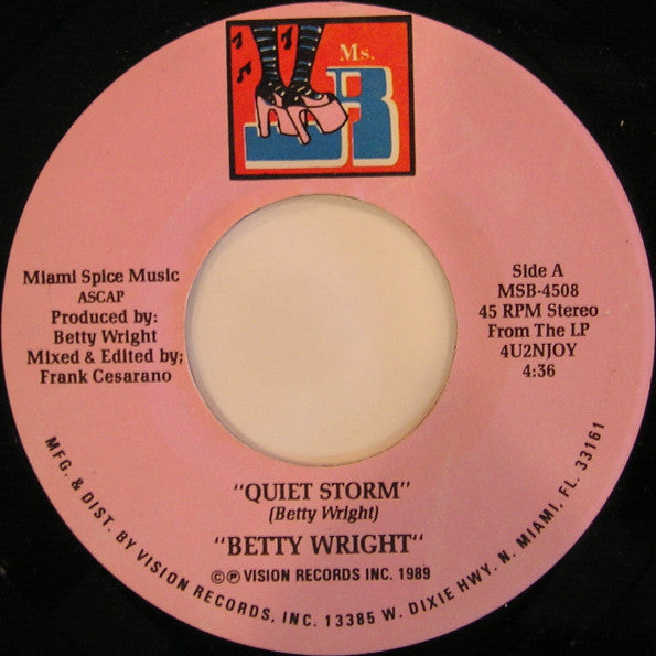 Betty Wright : Quiet Storm (7