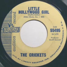 Load image into Gallery viewer, The Crickets (2) : Little Hollywood Girl / Parisian Girl (7", Single, Promo)