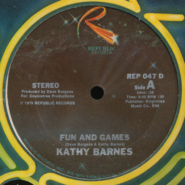Kathy Barnes : Fun And Games (12