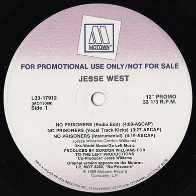 Jesse West : No Prisoners (12