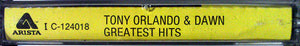 Tony Orlando & Dawn : Greatest Hits (Cass, Comp)