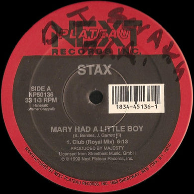 Stax : Mary Had a Little Boy (12
