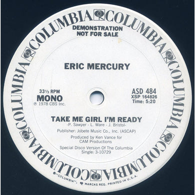 Eric Mercury : Take Me Girl I'm Ready (12