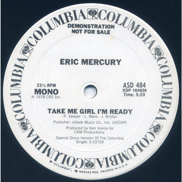 Eric Mercury : Take Me Girl I'm Ready (12