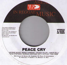 Load image into Gallery viewer, Various : Peace Cry (7")