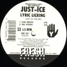 Load image into Gallery viewer, Just-Ice : Going Way Back / Lyric Licking (12&quot;, Promo)