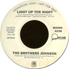 Load image into Gallery viewer, Brothers Johnson : Light Up The Night (7&quot;, Single, Promo)