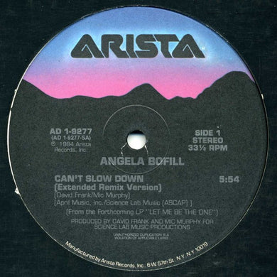 Angela Bofill : Can't Slow Down (12