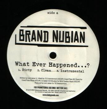 Brand Nubian : What Ever Happened / Momma (12