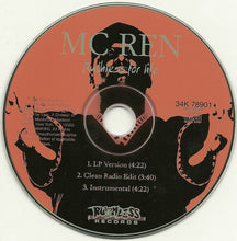 Load image into Gallery viewer, MC Ren : Ruthless For Life (CD, Single)