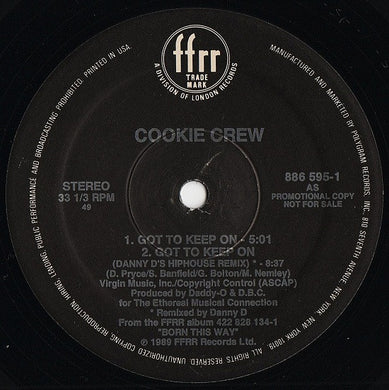 The Cookie Crew : Got To Keep On (12