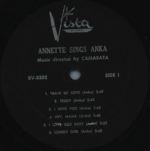 Load image into Gallery viewer, Annette (7) : Annette Sings Anka (LP, Album)