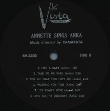 Load image into Gallery viewer, Annette (7) : Annette Sings Anka (LP, Album)
