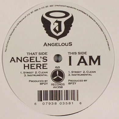 Angelous : Angels's Here / I Am (12