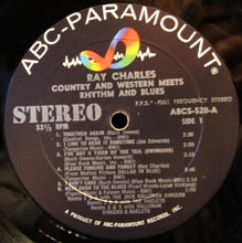 Load image into Gallery viewer, Ray Charles With The Jack Halloran Singers And The Raelets* : Country And Western Meets Rhythm And Blues (LP, Album)