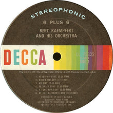 Load image into Gallery viewer, Bert Kaempfert &amp; His Orchestra : 6 Plus 6 (LP, Album)