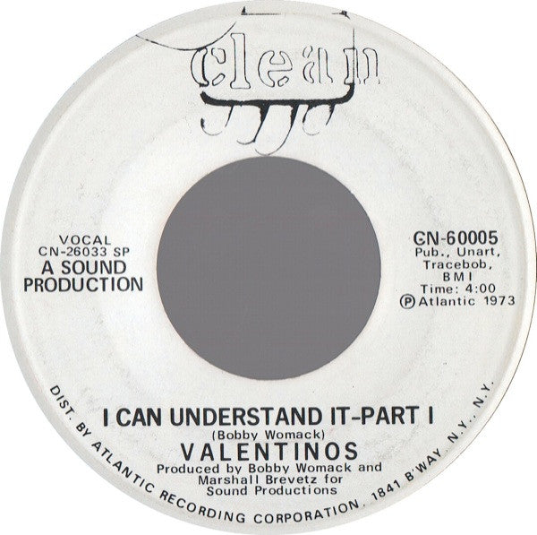 Valentinos : I Can Understand It (7