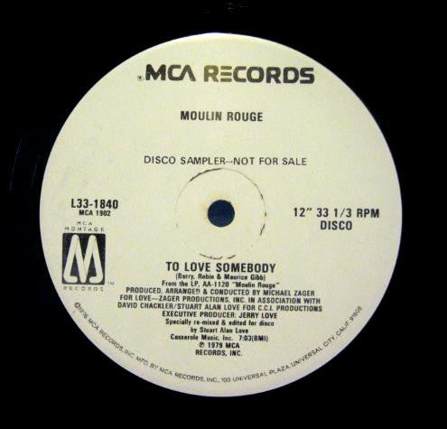 Moulin Rouge (2) : To Love Somebody (12