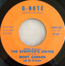 Load image into Gallery viewer, Mort Garson &amp; His Orchestra : Bowl-A-Rama Stomp / The Stripper&#39;s Sister (7&quot;)