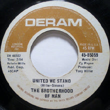 Load image into Gallery viewer, Brotherhood Of Man : United We Stand (7", Single)