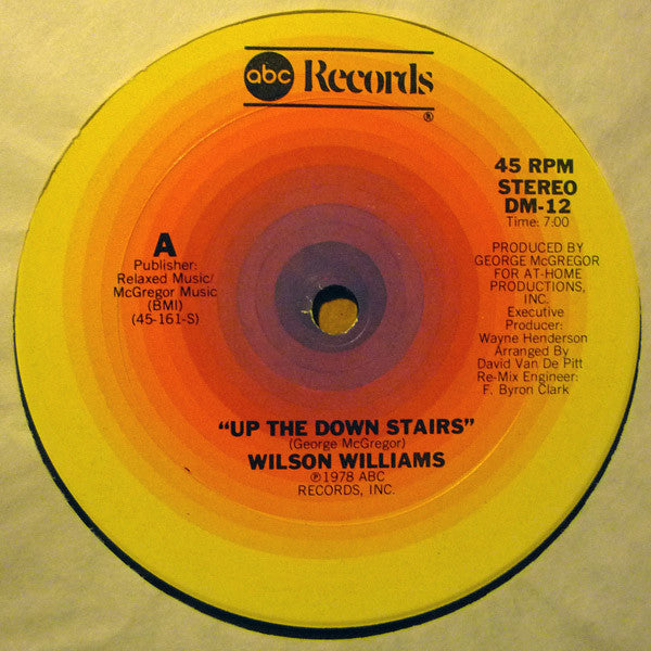 Wilson Williams : Up The Down Stairs (12