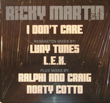 Load image into Gallery viewer, Ricky Martin : I Don&#39;t Care (Reggaeton Mixes) (12&quot;)
