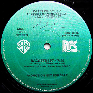 Patti Whatley : Backstreet (12