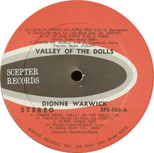 Load image into Gallery viewer, Dionne Warwick : Valley Of The Dolls (LP, Album, Kee)