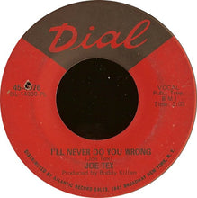 Load image into Gallery viewer, Joe Tex : I&#39;ll Never Do You Wrong / Wooden Spoon (7&quot;)