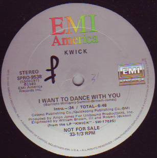 Kwick : I Want To Dance With You (12