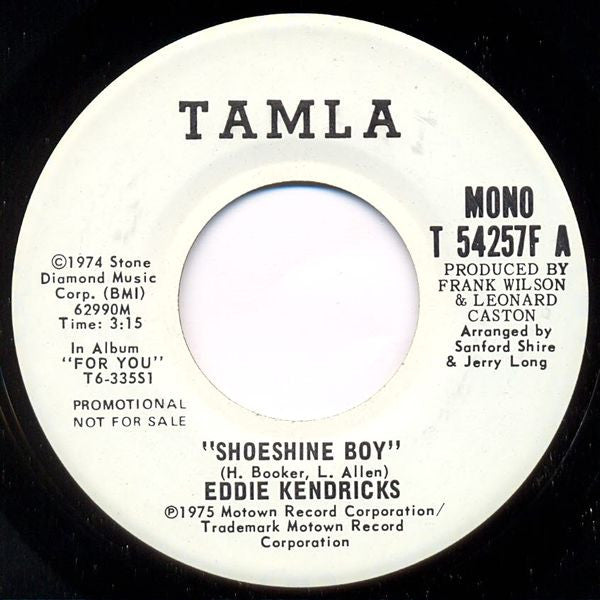 Eddie Kendricks : Shoeshine Boy (7