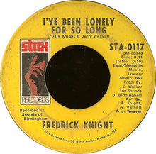 Load image into Gallery viewer, Frederick Knight : Lean On Me / I&#39;ve Been Lonely For So Long (7&quot;, Single)