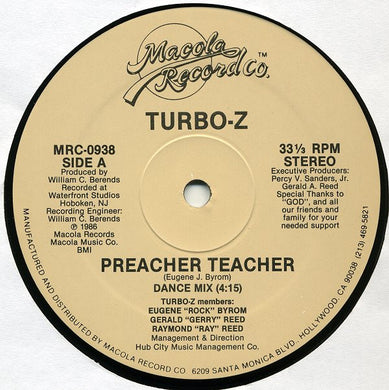 Turbo-Z : Preacher Teacher (12