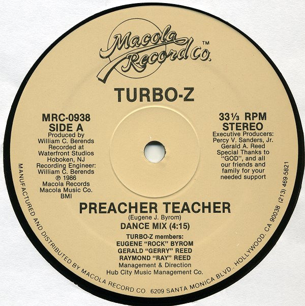 Turbo-Z : Preacher Teacher (12