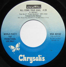 Load image into Gallery viewer, World Party : All Come True (7", Promo)