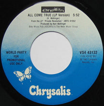 Load image into Gallery viewer, World Party : All Come True (7", Promo)