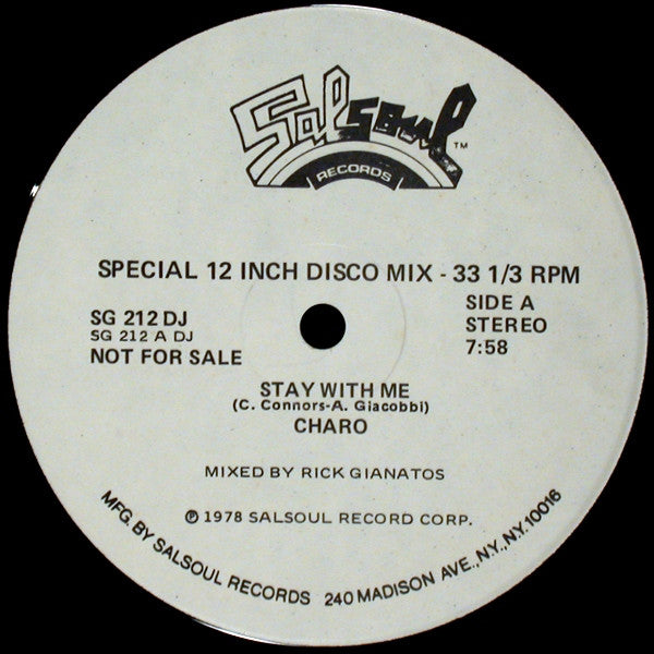 Charo : Stay With Me / Hot Love (12