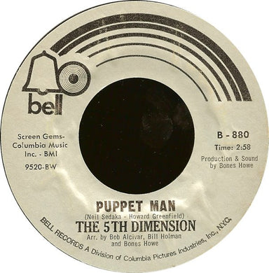 The Fifth Dimension : Puppet Man / A Love Like Ours (7