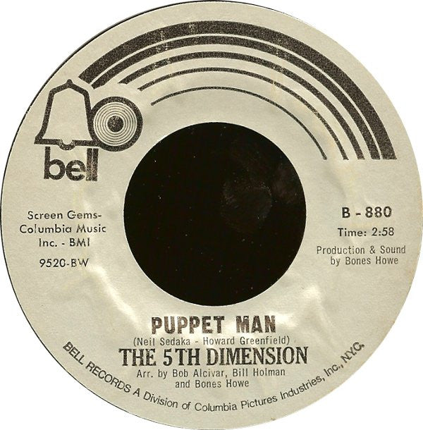 The Fifth Dimension : Puppet Man / A Love Like Ours (7