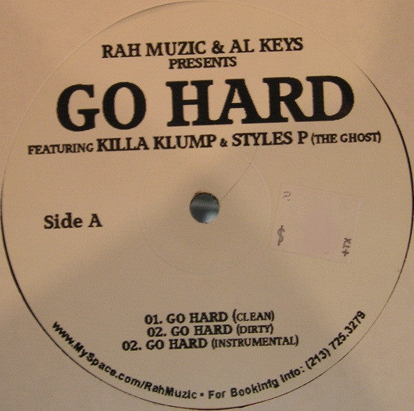 Rah Muzic & Al Keys : Go Hard / 911 (12