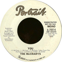 Load image into Gallery viewer, The McCrarys : You (7&quot;, Promo)