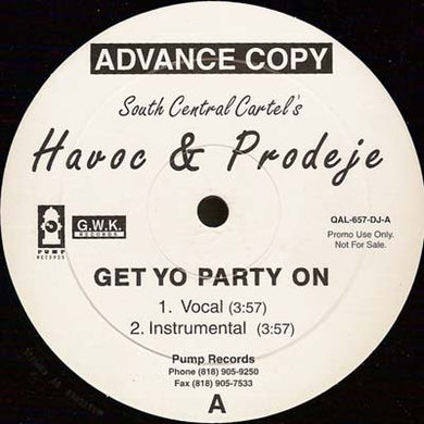 Havoc & Prodeje : Get Yo Party On (12