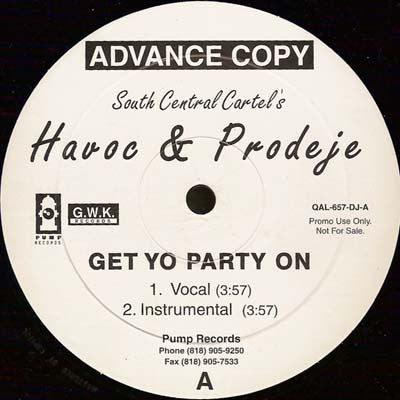 Havoc & Prodeje : Get Yo Party On (12