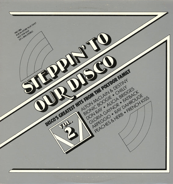 Various : Steppin' To Our Disco - Vol.2 (LP, Comp, Mixed, Promo)