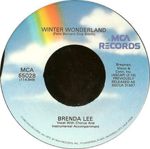 Load image into Gallery viewer, Brenda Lee : Winter Wonderland / Jingle Bell Rock (7", RE, Glo)