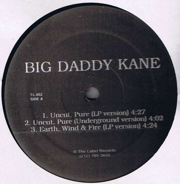 Big Daddy Kane : Uncut, Pure / Earth, Wind & Fire (12