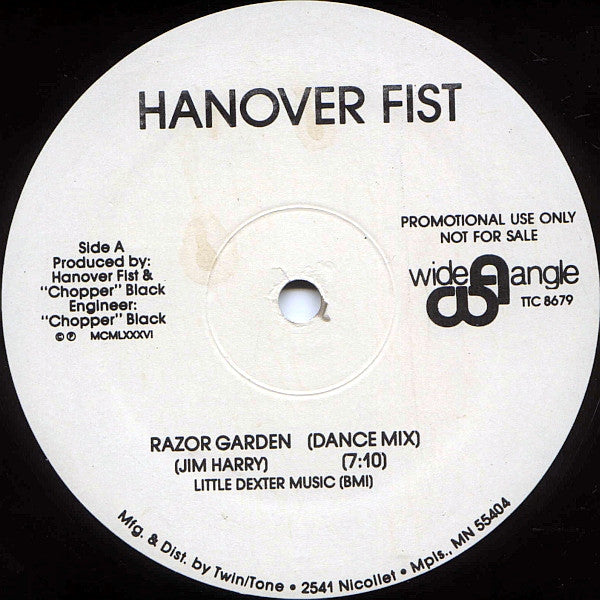 Hanover Fist : Razor Garden (Dance Mix) (12
